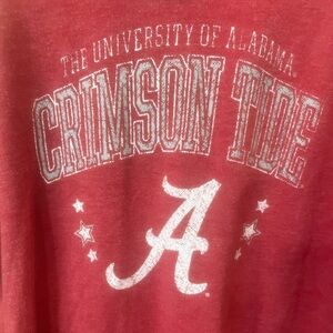 Alabama Crimson Tide Red Graphic tank top size large